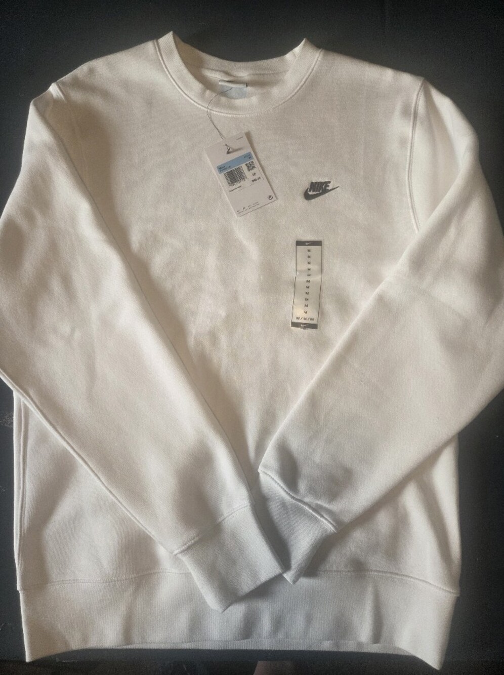 Nike White Crewneck Sweatshirt
